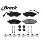 BRECK Bremsbelagsatz, Scheibenbremse